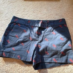 Vineyard vines, size four dark blue shorts with lobster accents